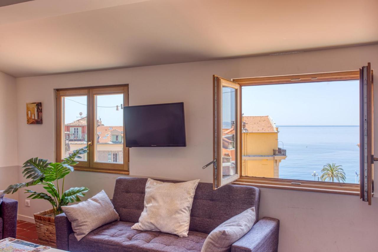 Le Gilly 6 - F3 Exceptionnel, Vue Mer, Moderne, Climatisation, Vieux-Nice Eksteriør billede